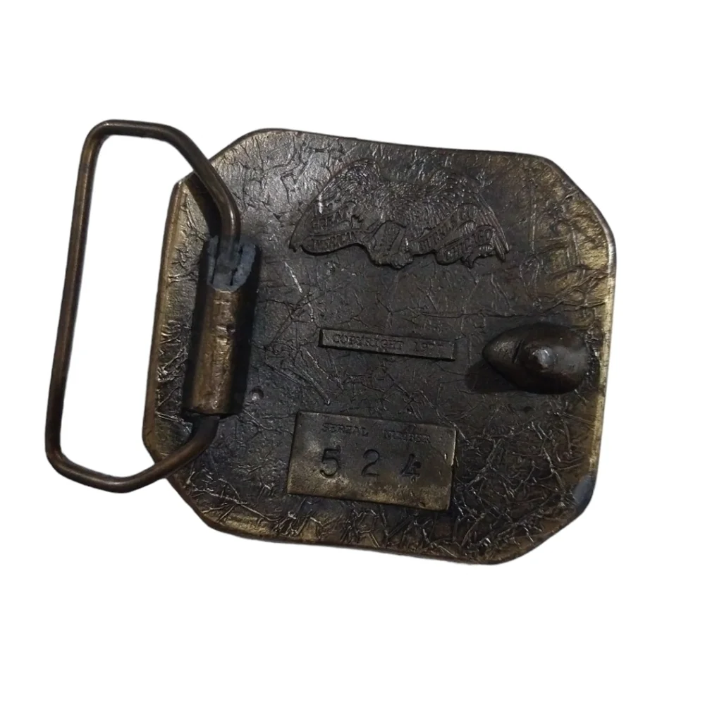 Belt buckle fish vintage